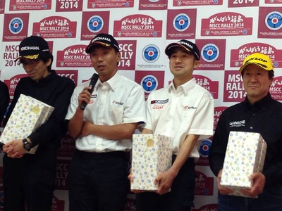 全日本ラリー第3戦 福島 表彰式