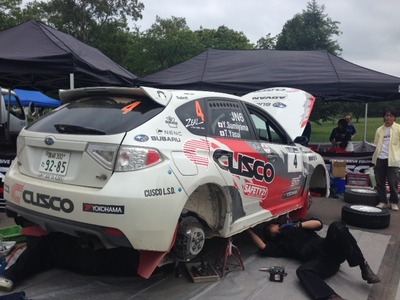 全日本ラリー第４戦ラリー洞爺 サービスB