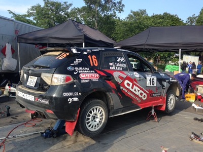 全日本ラリー第4選手 ラリー洞爺サービスD