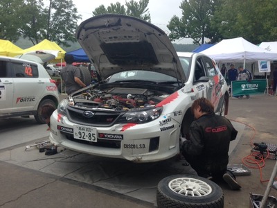 全日本ラリー第4戦ラリー洞爺 サービスF