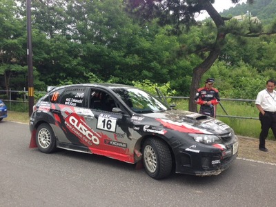 全日本ラリー第4戦ラリー洞爺 サービスF