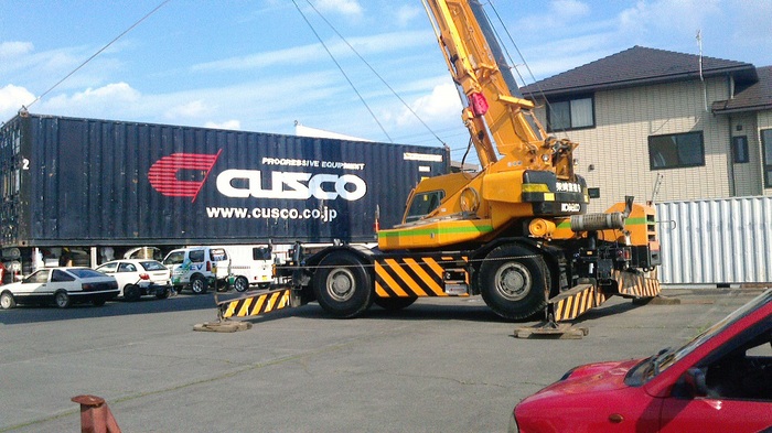 APRCマレーシアンラリー・コンテナ出発