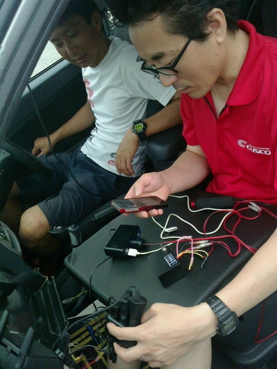 APRCマレーシアレッキカー、電子の仕事場