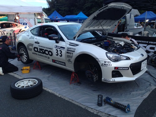 全日本ラリー第6戦 丹後半島ラリー Day1最終サービス