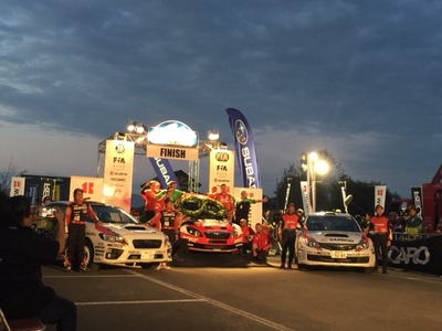 ラリー北海道ポディウムフィニッシュ！