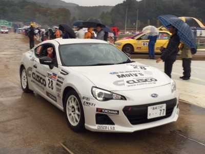 全日本ラリー選手権 新城ラリー スタートです