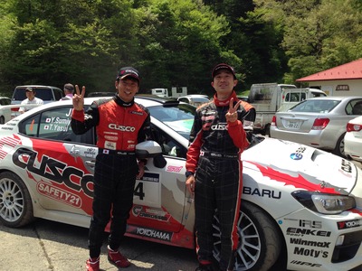 全日本ラリー第2戦 久万高原ラリーフィニッシュ