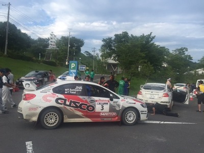 全日本ラリー がんばろう！福島 サービスB