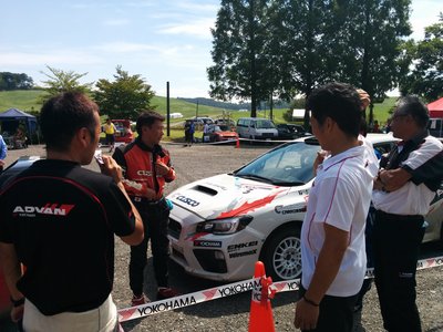 全日本ラリー第5戦福島デイ2、猛プッシュ中！