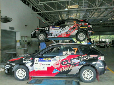 APRCマレーシア車検終了