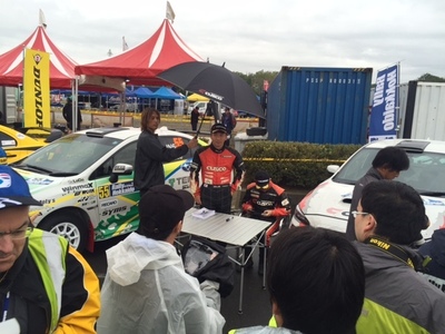 ラリー北海道 ラリーショウ開催中