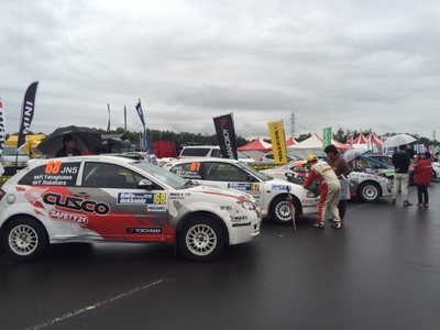 ラリー北海道 ラリーショウ開催中