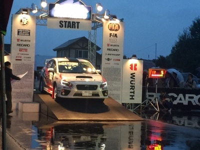 ラリー北海道 セレモニアル スタート