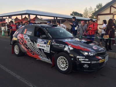 APRCラリー北海道 セレモニアルフィニッシュ