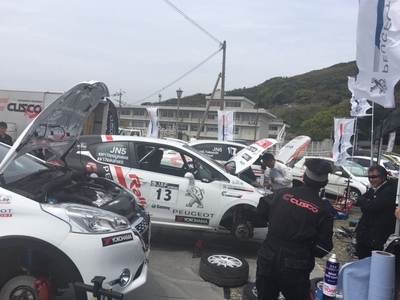 全日本ラリー第1戦ツール・ド・九州 サービスA