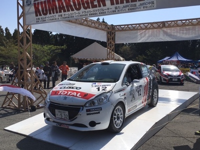 全日本ラリー第２戦久万高原 スタート