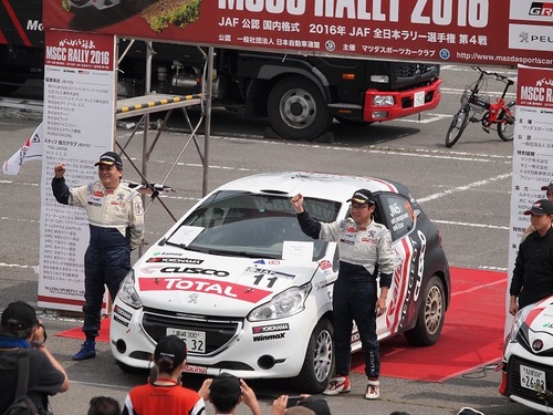 柳澤/中原組プジョー208R2が2連勝！
