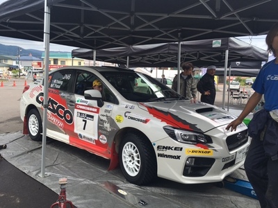 全日本ラリー ラリー洞爺 サービスB