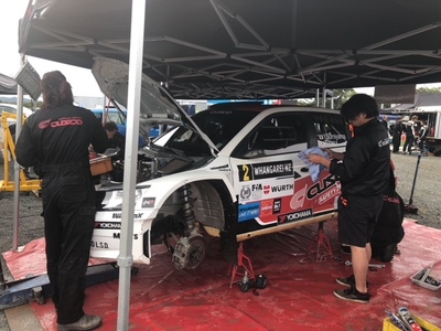 APRC RALLY ワンガレー  SS14終了