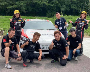 TRDラリーカップRd3 水原/中村組86が6位完走！