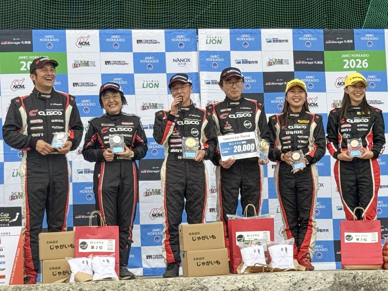 XCRスプリントカップ最終戦とかち・クスコ1-2-3フィニッシュ達成！