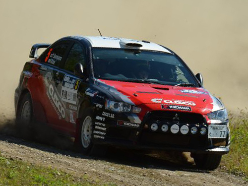 ラリー北海道 炭山選手 Evo.X オンボードアップ！