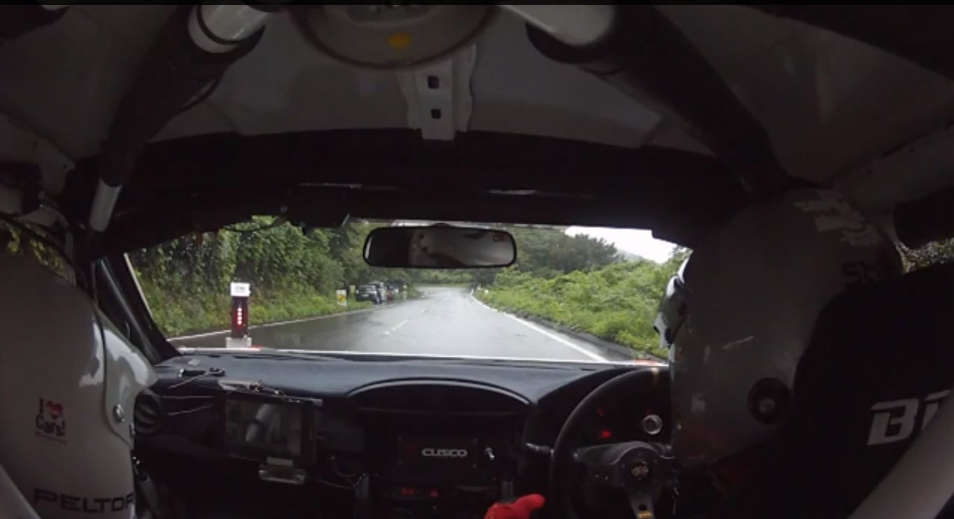 丹後半島ラリー2013　三好選手 CUSCO ADVAN 86 オンボード映像