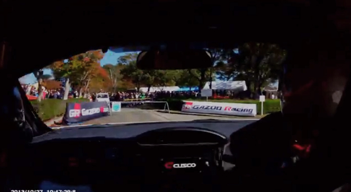 新城ラリー2013　三好 / 保井組　トヨタ86オンボード