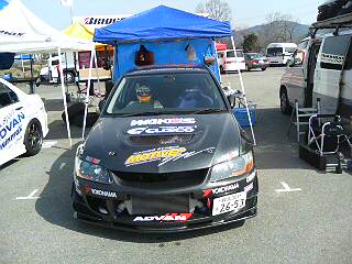 全日本ジムカーナ　走行前