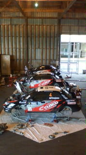 APRC ＮＺ ワンガレー 整備中