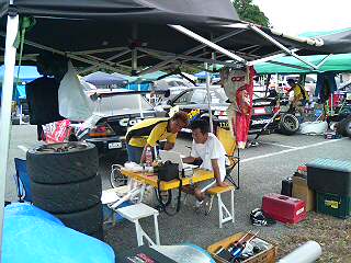 全日本ジムカーナ　走りを解析中