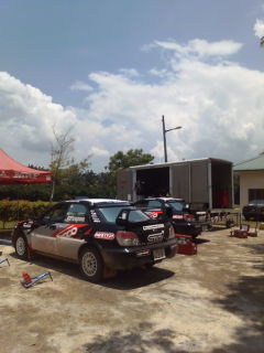 APRCマレーシア テスト中