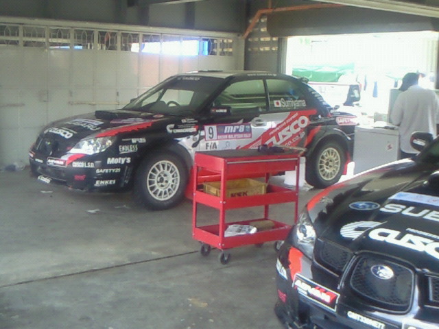 APRC　シェイクダウン前の準備OK