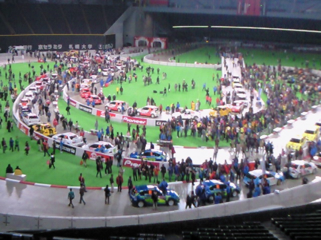 ラリージャパン　ラリーショー開始