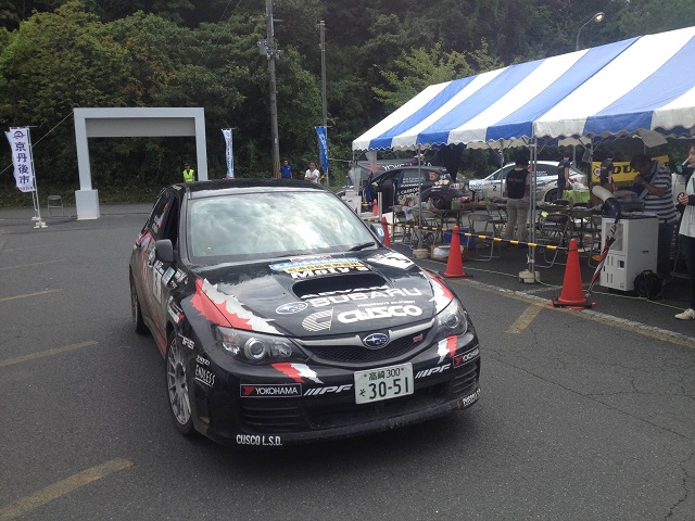 2013全日本ラリー第6戦　丹後半島　フィニッシュ