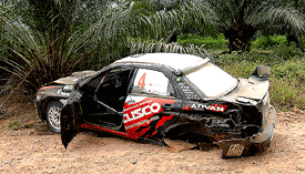 コースアウトした直後