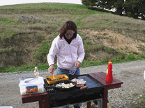 手作りサンドイッチを販売