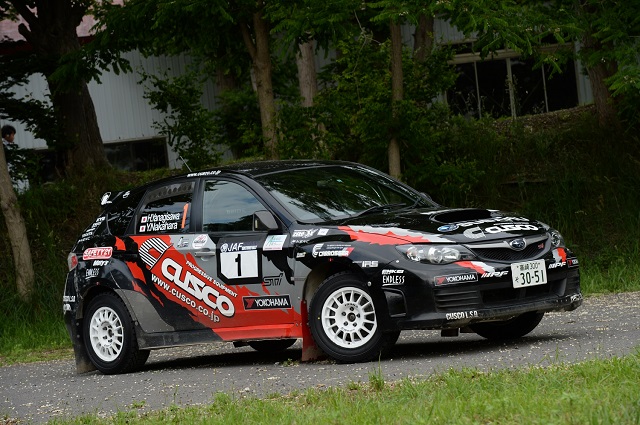 ラリー洞爺 セレモニアルスタートフォト