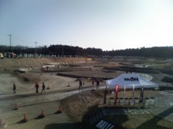 全日本ダートラ　慣熟歩行中