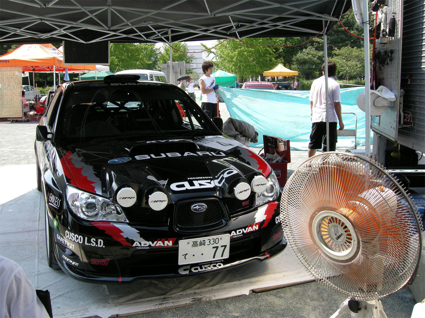 クスコ ADVAN スバルインプレッサ熱対策 その２<エンジニアの独り言>