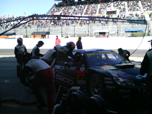 最後にピット練習