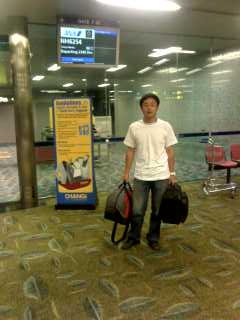 これから帰国。