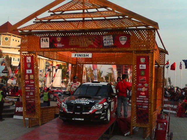 APRCポディウムフィニッシュ