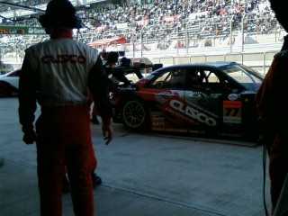 ウォームアップ走行