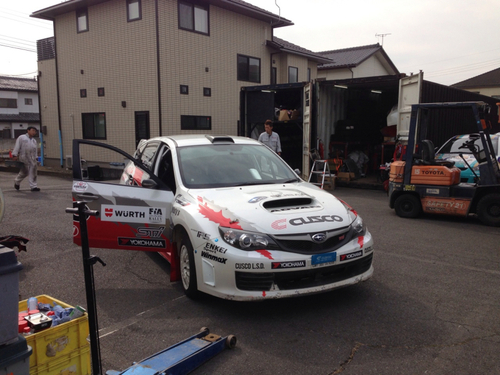 タイランドラリー　コンテナ出し